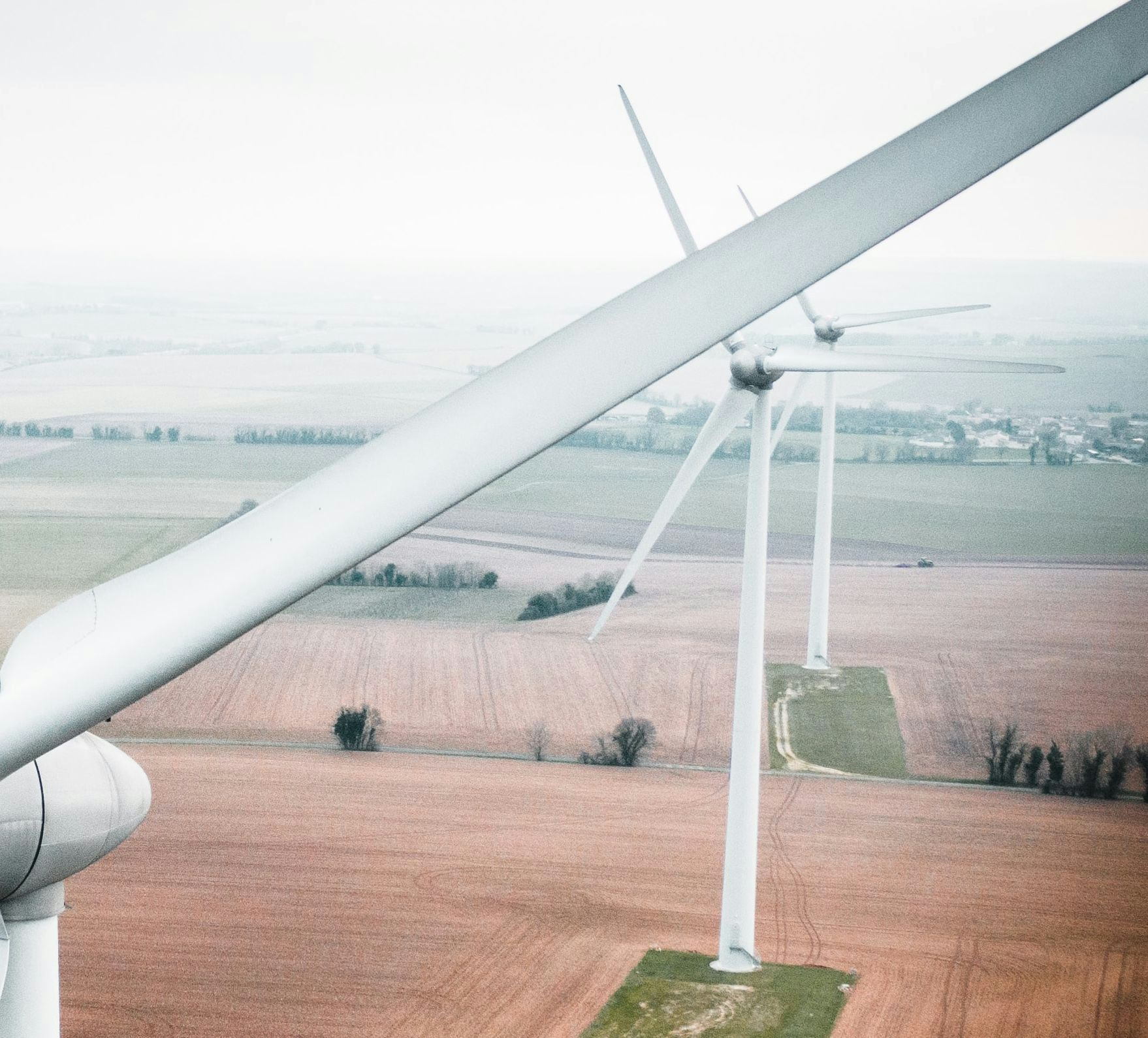 image of wind turbines